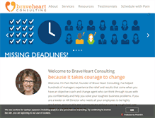 Tablet Screenshot of braveheartconsulting.com